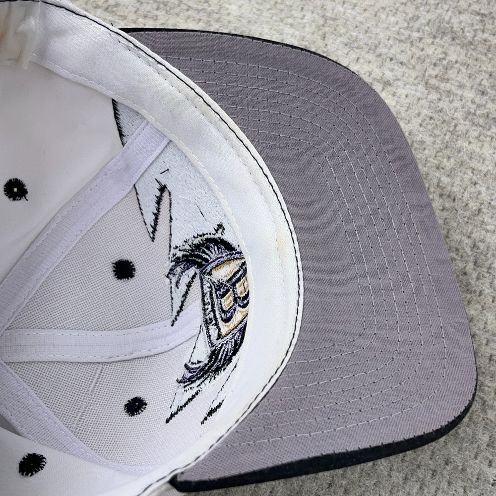 Vintage Baltimore Ravens Hat Cap Snapback Shark Tooth Sharktooth 90s Logo 7 RARE - Picture 8 of 16
